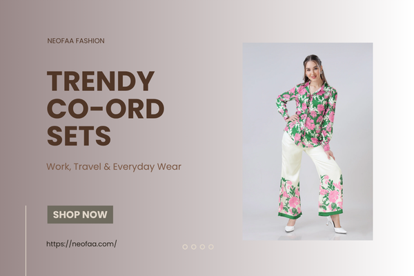 Trendy Cotton Co-ord Sets for Work, Travel & Everyday Wear