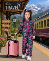 Tie-Up Detail Girls Floral Co-Ord Set - Modern Feminine Look