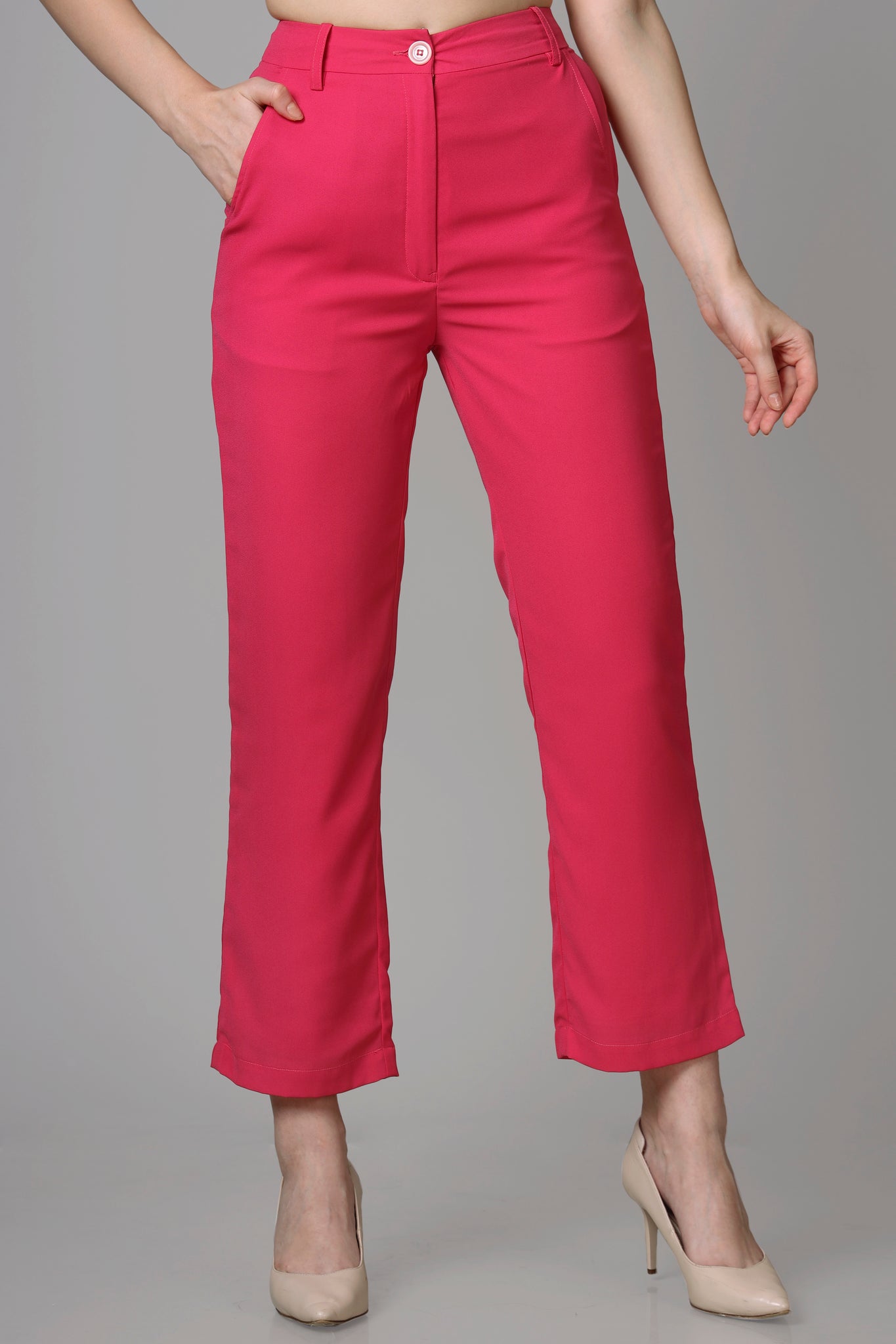 Classic Pink Women's Trousers