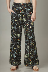 Stay In Vogue With Our Floral Flared Pants