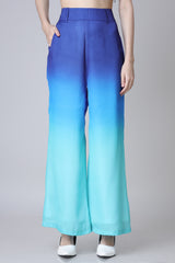Women's Wide Leg Ombre Trousers