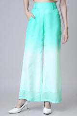 Women's Wide Leg Ombre Trousers