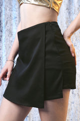 Classic Plain Midi Skort For Women