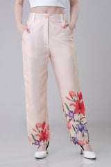 Crushing Out Loud - Printed Trouser For Women