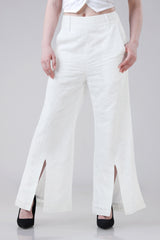 Boot-Cut Zip Closur Premium Embroidered Bottom