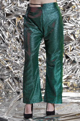 One And Only Luxe Metallic Green Bottom For Women