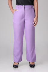 Women'S Classic Lavender Purple Plain Bottoms In Premium Fabric