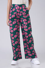 Tie-Up Detail Womens Floral Bottom - Modern Feminine Look