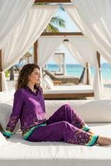 Exclusive Aqua Co-Ord Set For Women