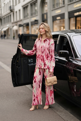 Bestselling Tye Dye Pleated Co-Ord Set For Women