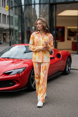 Bestselling Tye Dye Pleated Co-Ord Set For Women