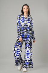 Trendy Abstract Co-Ord Set For Women