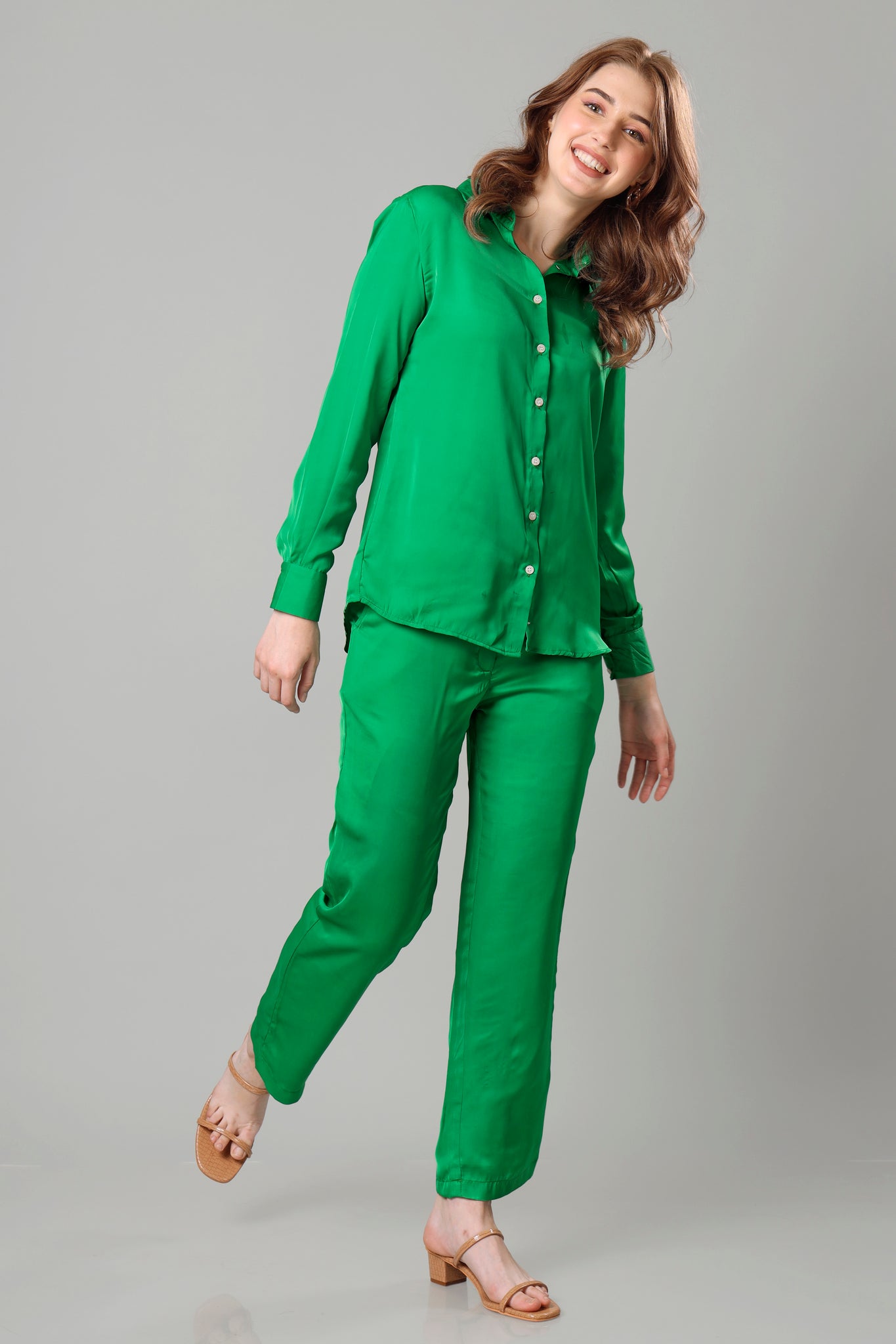 Bold Green Co-Ord Set For Women