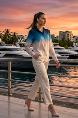 Designer Ombre  Co-Ord Set For Women