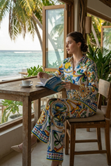 Exclusive Majolica Print Co-Ord Set For Women