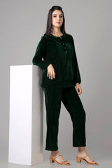 Women Supersoft Velvet Co-Ord Set