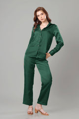 Luxurious Green Co-Ord Set For Women