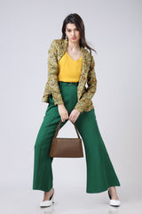 Vintage Paisley Jacket And Wide Leg Trouser Set