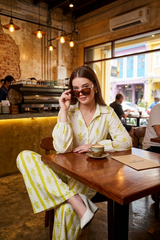 From Couch to Catch-Up: Playful Co-Ord Set For Women