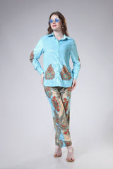 Luxe Velvet Womens Co-Ord Set - Perfect Statement Piece for Gatherings