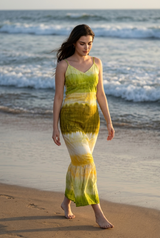 Shibori Maxi Dress For Women