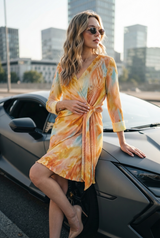 Beautiful Tie Wrap Dress For Women