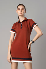 New Arrival Polo Midi Dress For Women