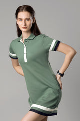 New Arrival Polo Midi Dress For Women