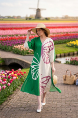 Festive Trio ColorMeBold Butterfly Womens Long Dress
