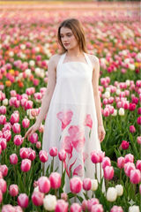 Flirty ‘n’ Floral Halter Neck Womens Maxi Dress