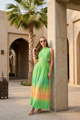Velixa Pleated Jumpsuit - IN Trend, Colorwave Flow Fit
