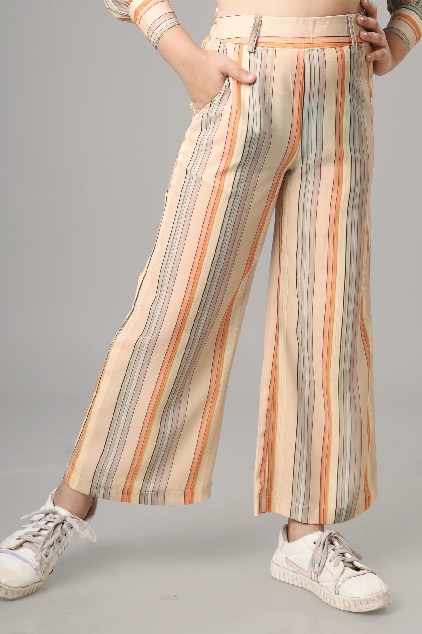 Trendy Stripes Bottom For Girls