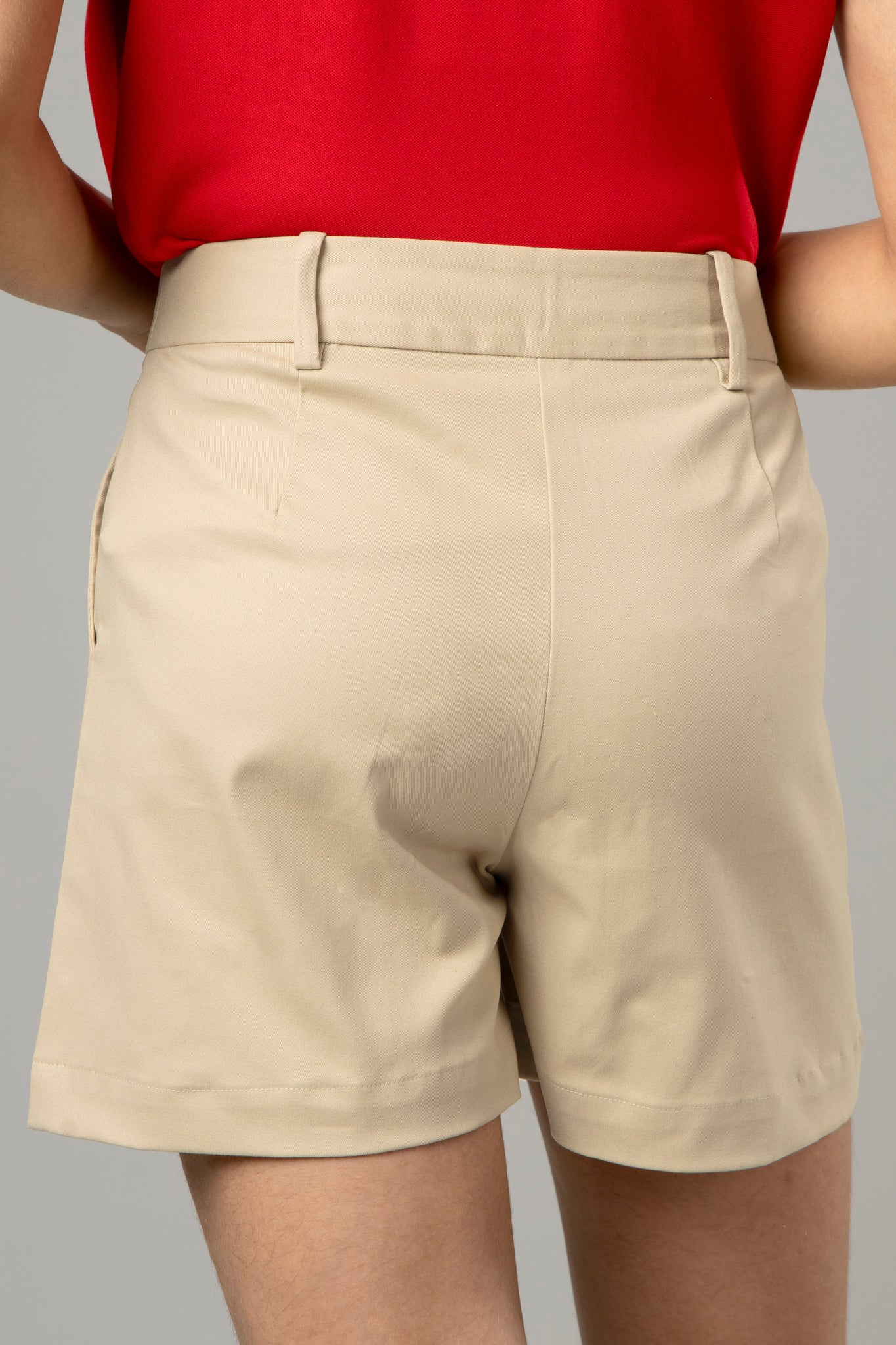 Classic Plain Shorts For Girls