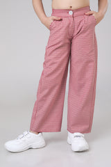 Vintage Button-Down Check Girls Bottom