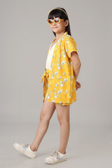 Limerence Floral 3 Piece Co-ord Set For Girls