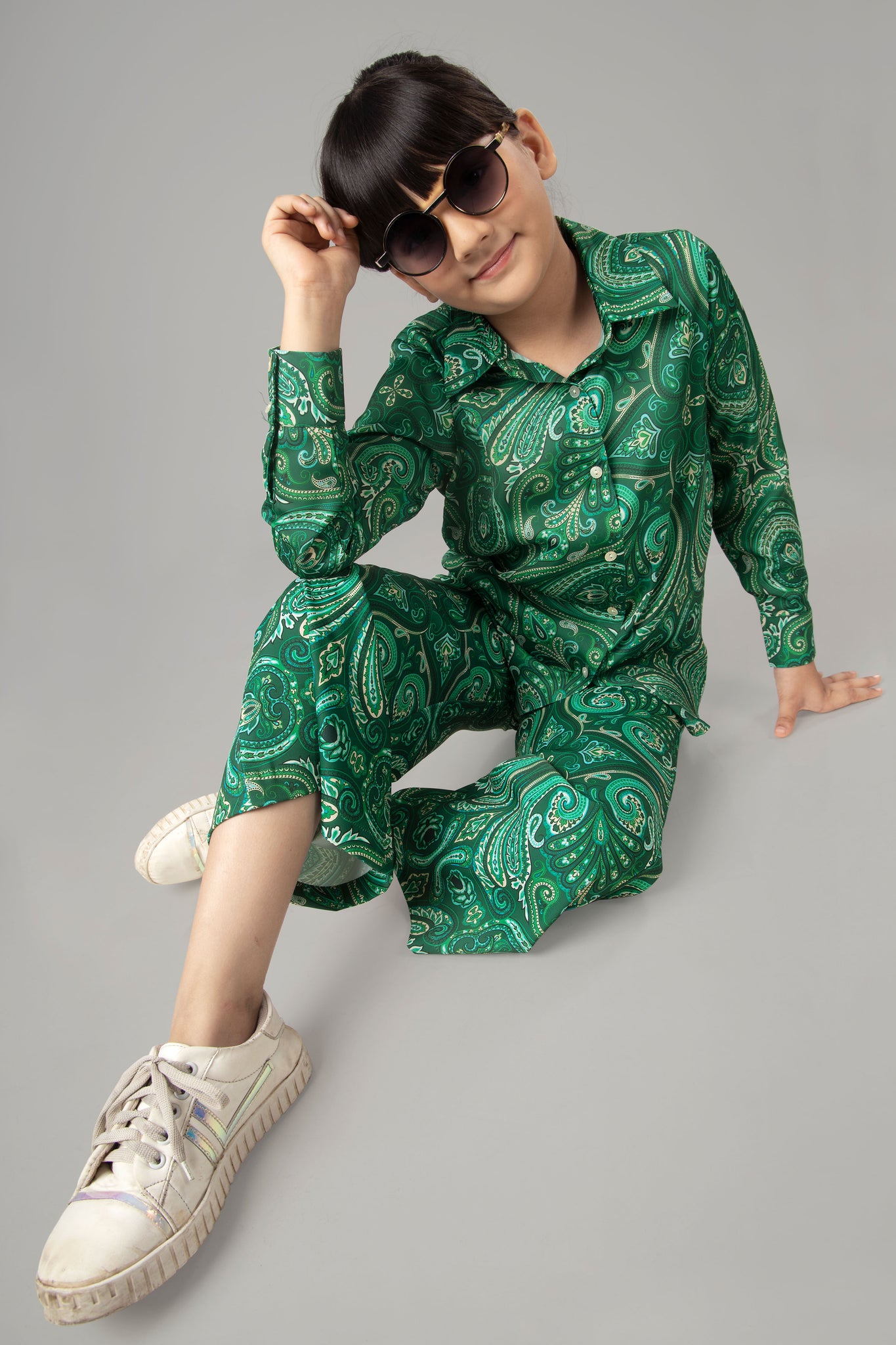 Exclusive Paisley Co-ord Set For Girls