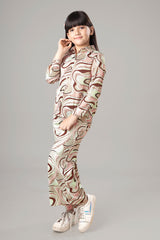 Exclusive Marble Co-ord Set For Girls