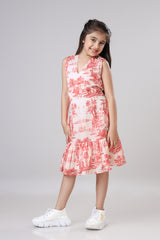 Tropical Girls Comfort Fit Dress For Girls