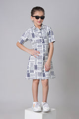 Exclusive Polo Midi Dress For Girls