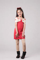 Jolly Joy Red Polo Dress – Kids Christmas Look