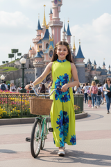 Soft Girl Aesthetic Round Neck Side Waist Cut Out Jumpsuit