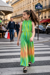 Velixa Pleated Girls Jumpsuit - IN Trend, Colorwave Flow Fit