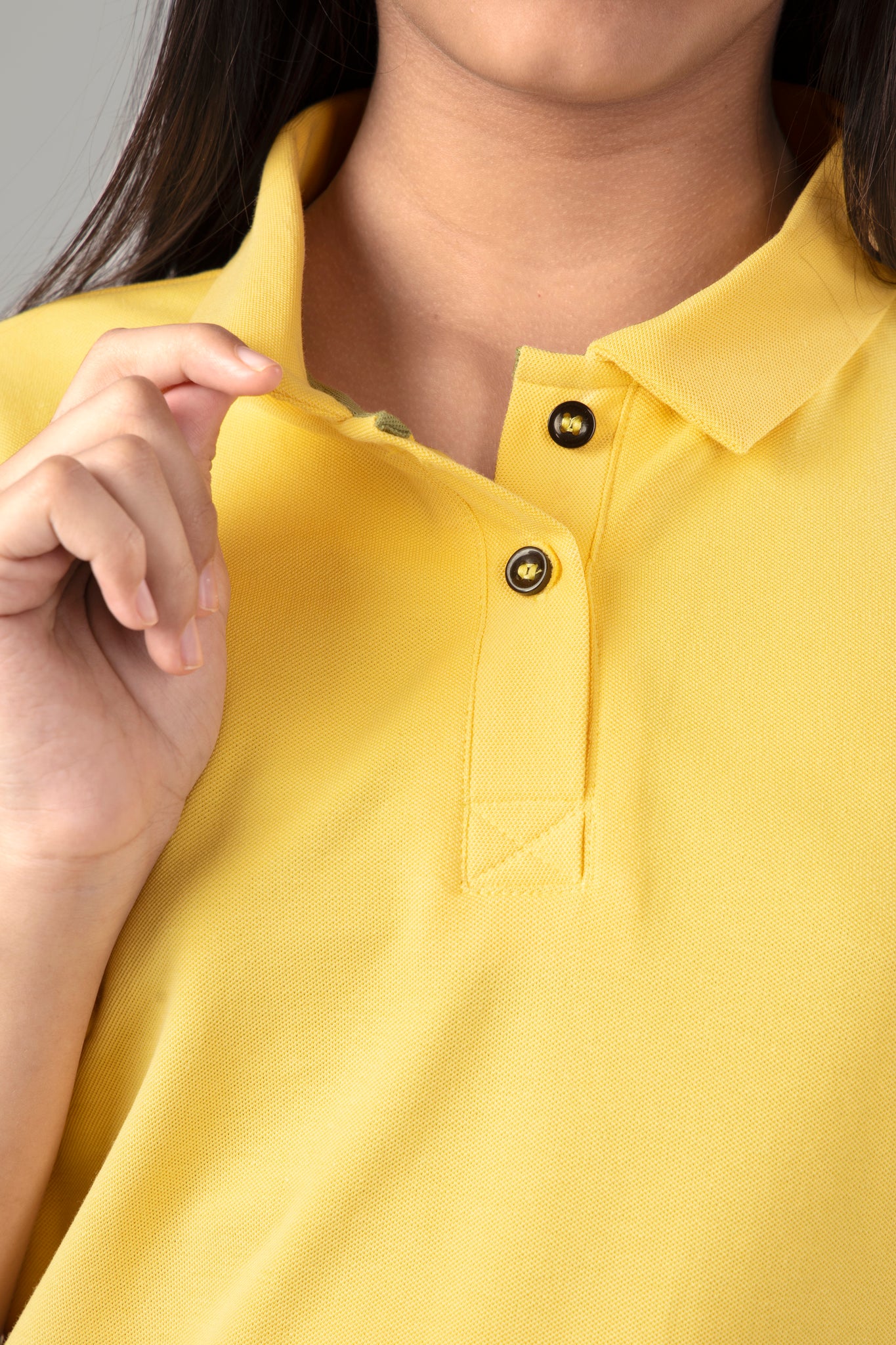 Exclusive Daffodil yellow Polo T-Shirt For Girls