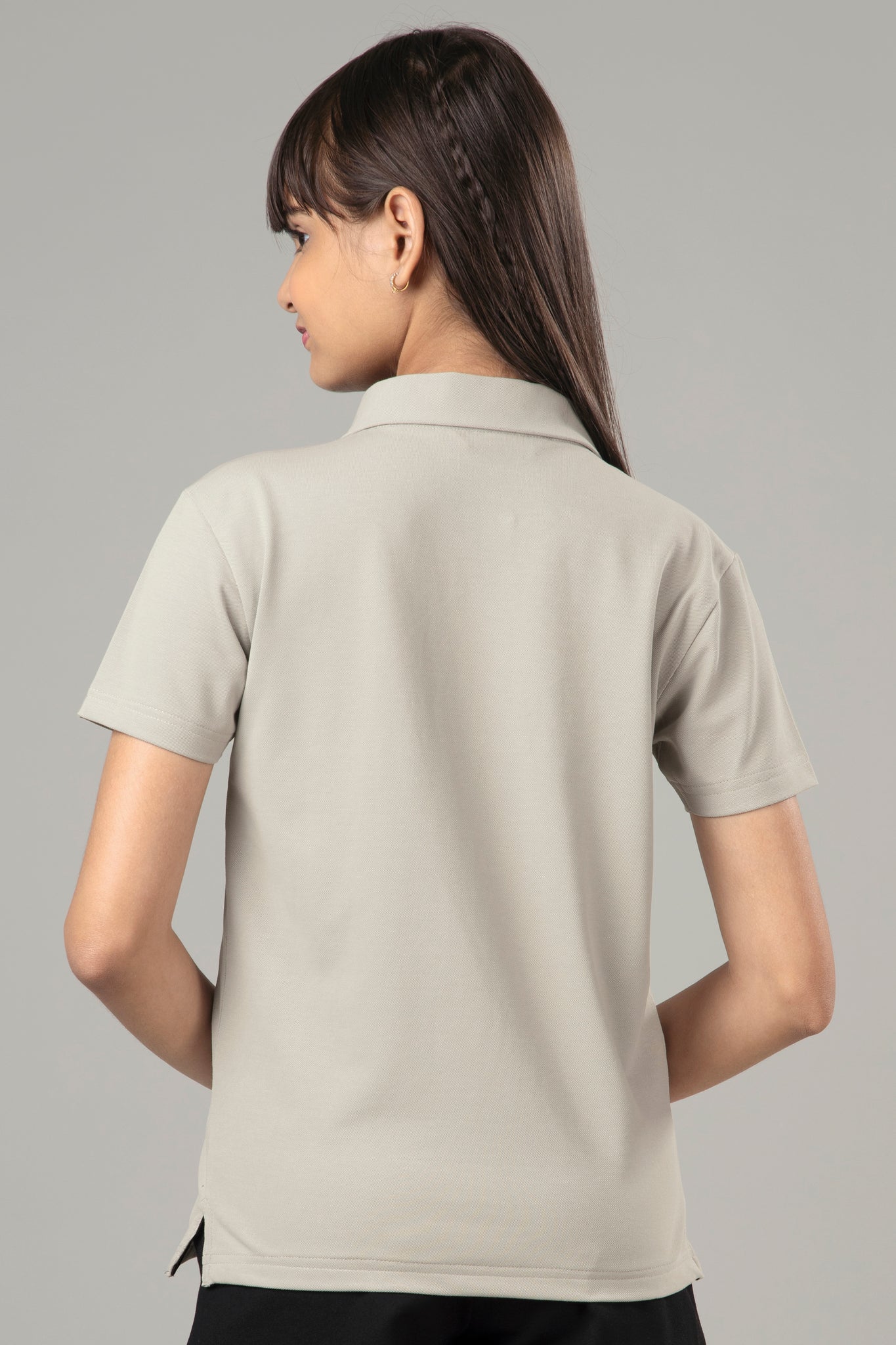 Exclusive Laurel Grey Polo T-Shirt For Girls