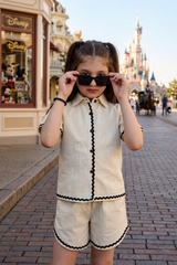 Minimal Summer Girls Shirt - Clean Look, Breathable Fabric