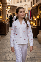 Everyday Favorite Premium Girls Shirt With Minimal Thread Work