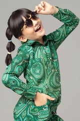 Exclusive Paisley Shirt For Girls