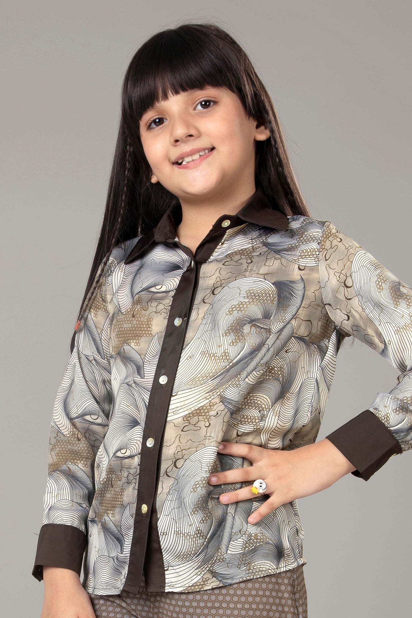 Abstract Shirt For Girls