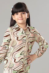 Exclusive Marble Shirt For Girls