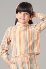 Trendy High Neck Top For Girls